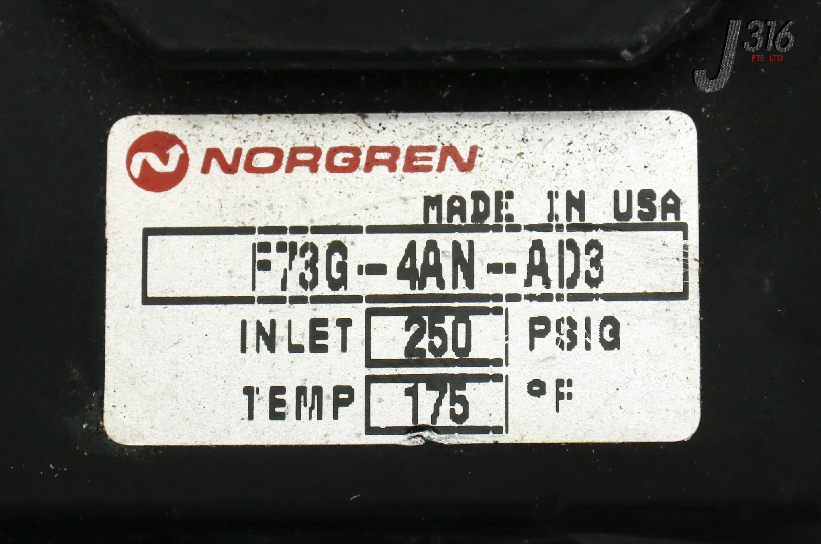 え 18708 NORGREN GENERAL FILTER REGULATOR, INLET 250PSIG F73G-4AN-AD3